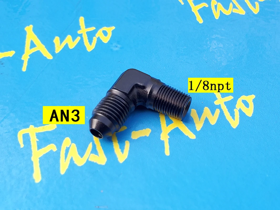 Кованый штекер npt1/8 1/8 дюйма npt 1/8npt до 3an an3 an 3 90 градусов адаптер tpfe штуцер для