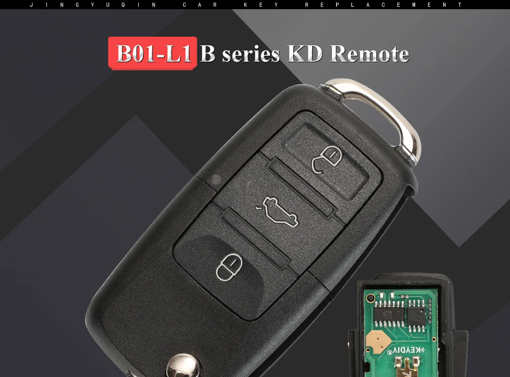 Keyforkess 5 pz/lotto B01 L1 KD chiave a distanza di serie B del bottone 3 per la macchina URG200/KD900/KD200 - Hbd0af6f8bc8e4954bfb993045655a2818