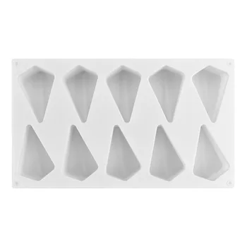 

3D Mousse Cake Mold Hexagon Star Polygon Silicone Mold DIY Baking Tool