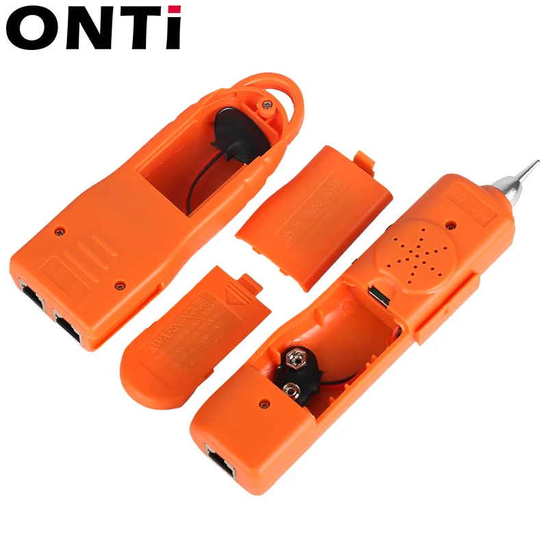ONTi RJ11 RJ45 Cat5 Cat6 Telephone Wire Tracker Tracer Toner Ethernet LAN Network Cable Tester Detector Line Finder