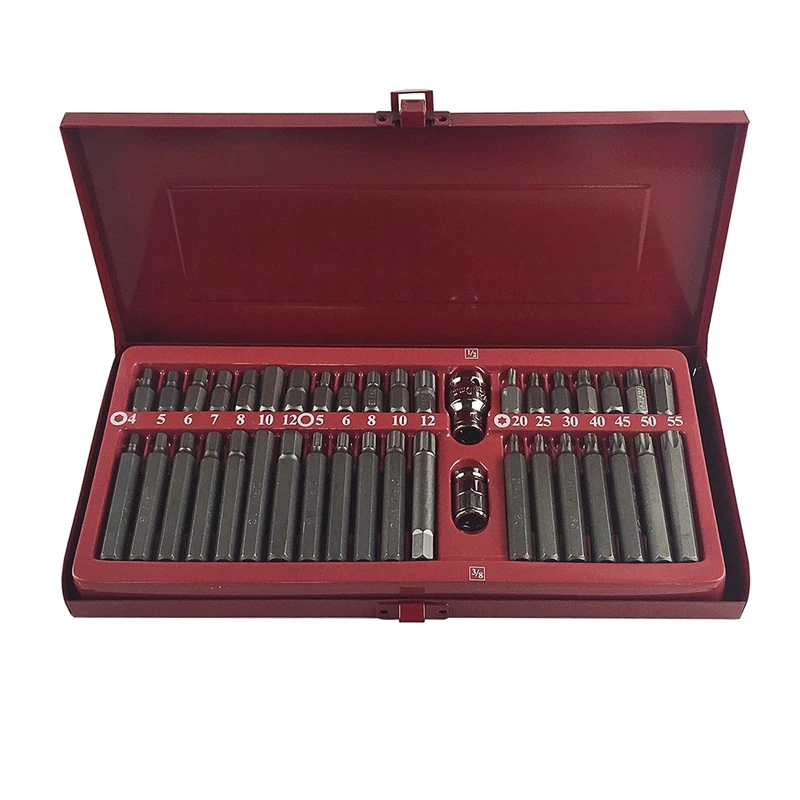 BMBY-40Pcs звезда партия набор шестигранный гаечный ключ для ремонта авто инструмент сплайн сливы отвертка комбинированный шестигранный инструмент