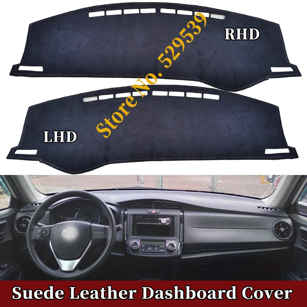 Carstyling Suede Leather Dashmat Dashboard Cover Dash Mat For Toyota