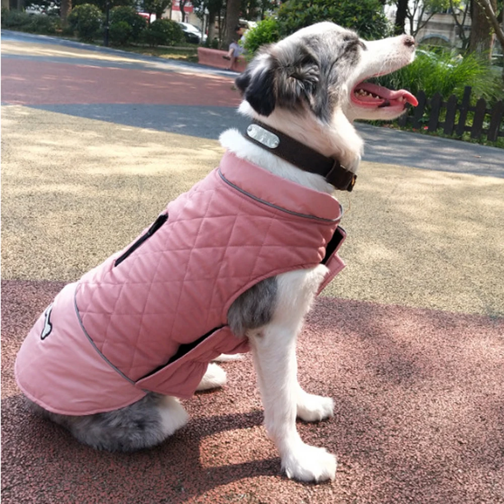 Hoomall Одежда для собак-питомцев, жилет, куртка, зимнее пальто для собак, водонепроницаемая теплая одежда для маленьких, средних и больших собак