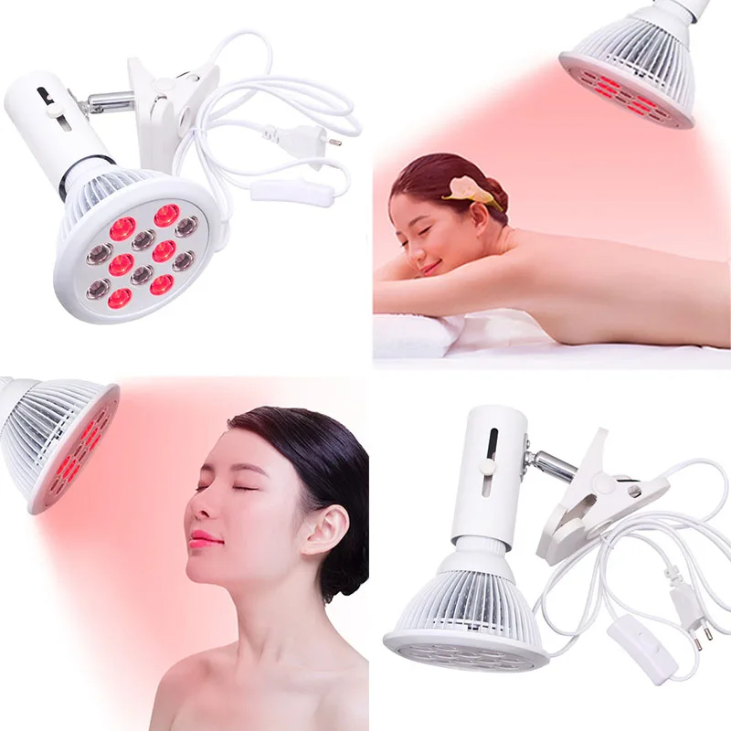 Красный светильник, Инфракрасная тепловая лампа, терапия 24 Вт, светодиодный светильник, терапевтический, облегчающий боль, физиотерапия, массаж тела
