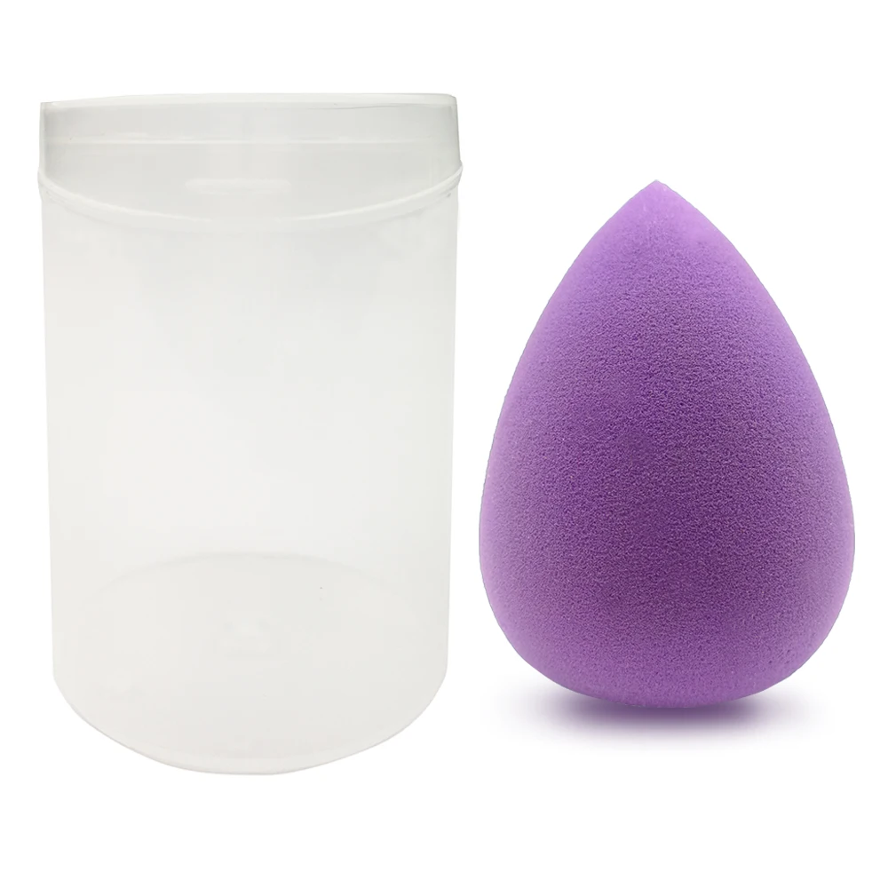 Square-Purple Косметическая губка, основа, косметический слойка корректор порошок слойка влажное становится больше косметический инструмент Макияж Губка спонж для макияжа - Цвет: Square-Purple