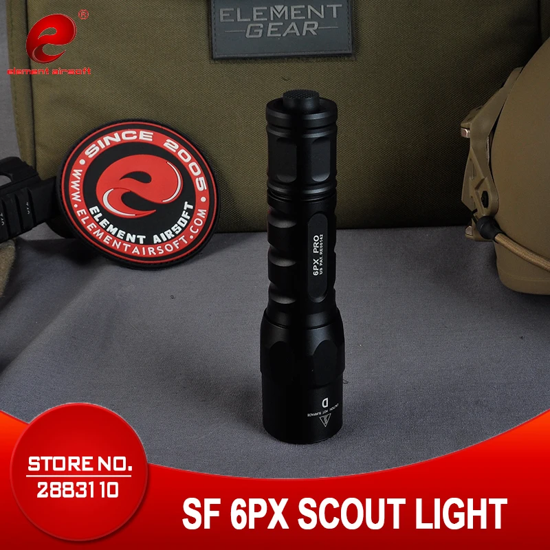 Тактический фонарь Element Airsoft Surefir SF001 военный страйкбол 250 люмен водонепроницаемый