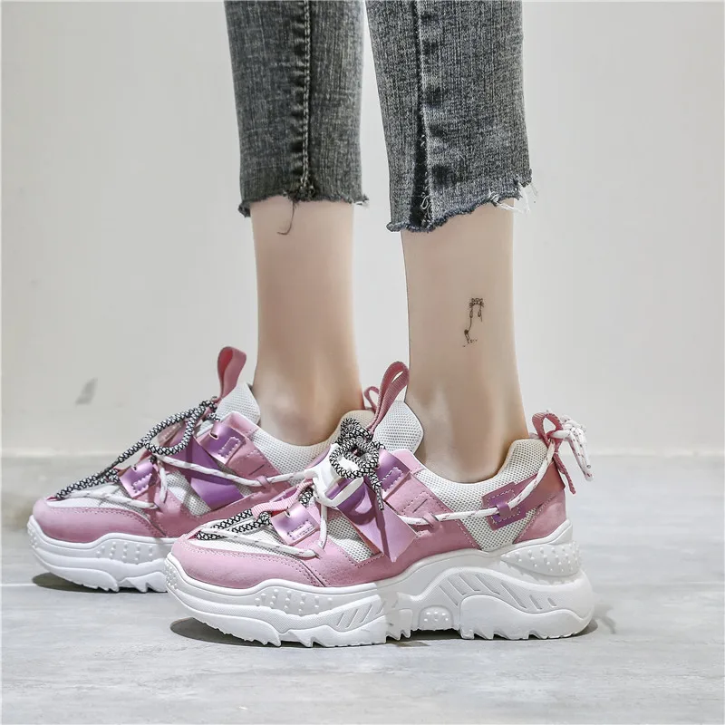 Basket Femme; Новинка года; сезон весна; кроссовки; feminino; женская обувь из вулканизированной кожи; обувь на плоской платформе; женские кроссовки; zapatos mujer