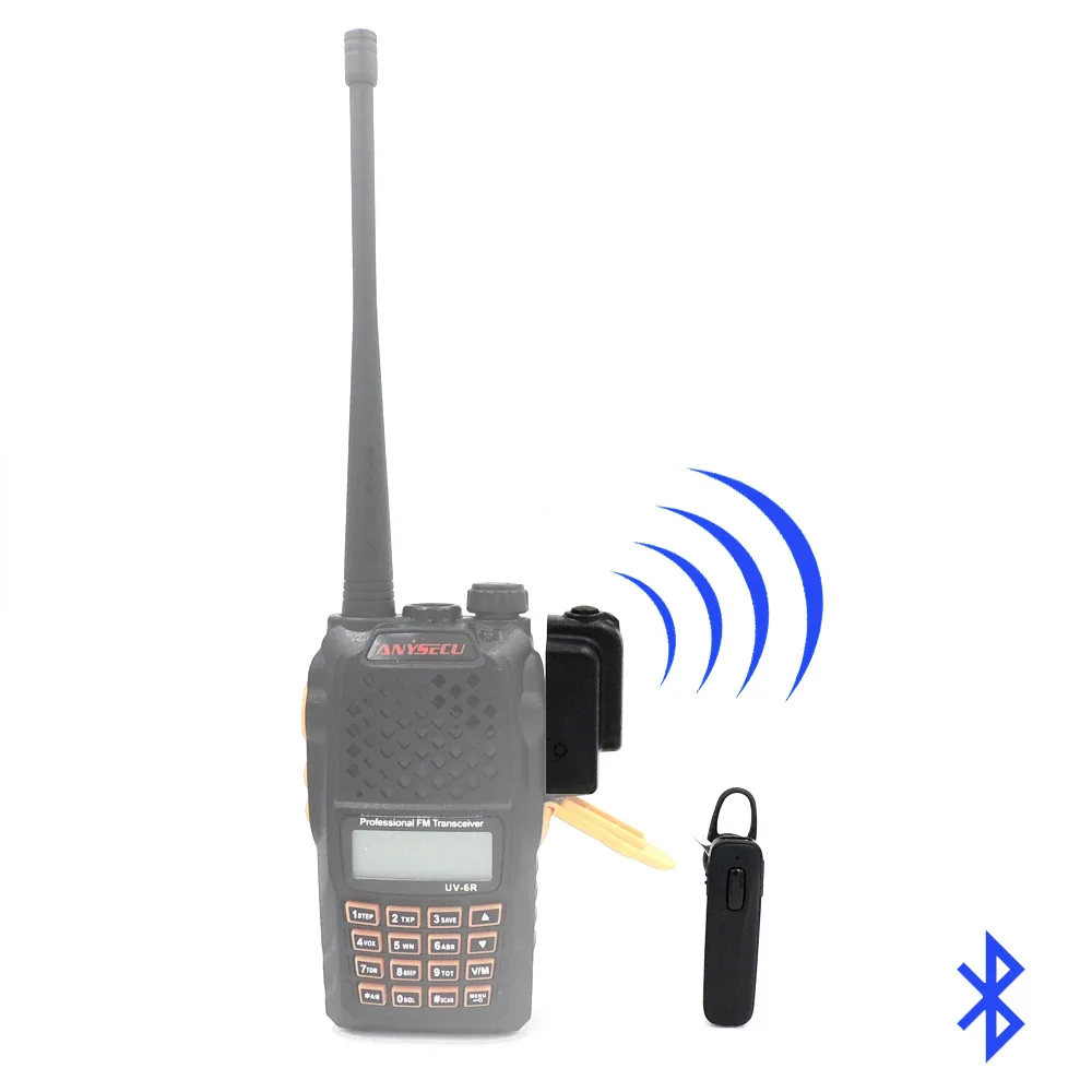 Walkie Talkie AC-B09 Hands-Free PTT Bluetooth гарнитура для Baofeng UV-5R UV-82 Walkie Talkie с TYT WOUXUN двухстороннее радио