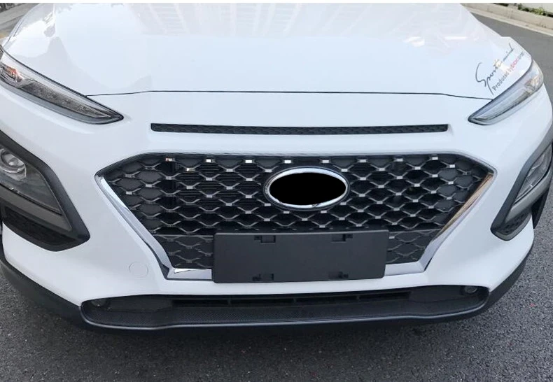 Автомобильный Стайлинг из нержавеющей стали для hyundai Encino Передняя декоративная решетка блестки звездное небо сетка блестки