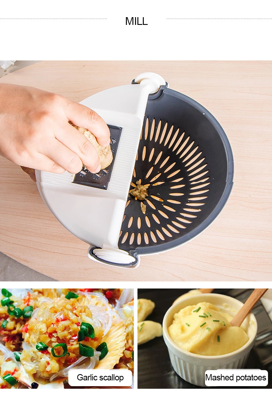 Многофункциональная овощерезка для домашнего картофеля, слайсер для картофеля, терка для редиски, кухонные инструменты, овощерезка
