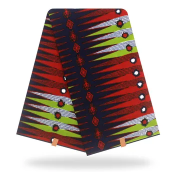 

2020 New arrival 100% cotton african Guaranteed Ghana wax Ankara wax Women 6yards/piece For Party Dress