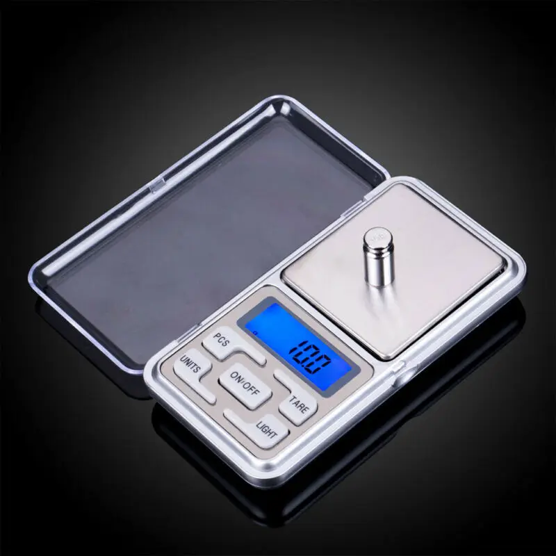

200g/300g/500g/1000g x 0.01g /0.1g Mini Electronic Digital Balance LCD display with backlight Jewelry Weight Scale 40% off