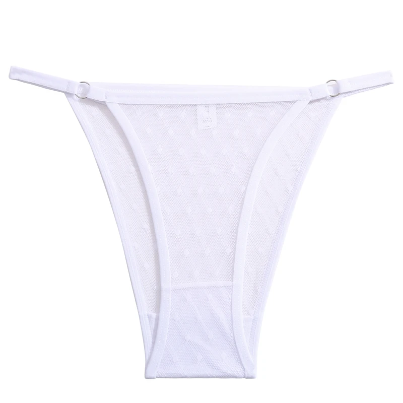 thumbnail image 1 of Bragas transparentes de M-XXL para mujer, tangas de malla de cintura baja, ropa interior de encaje Floral, lencería calada de talla grande, 1 of 5