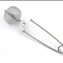 Лучшая цена 500 шт стальной ложки мяч чай сетки заварки из нержавеющей стали