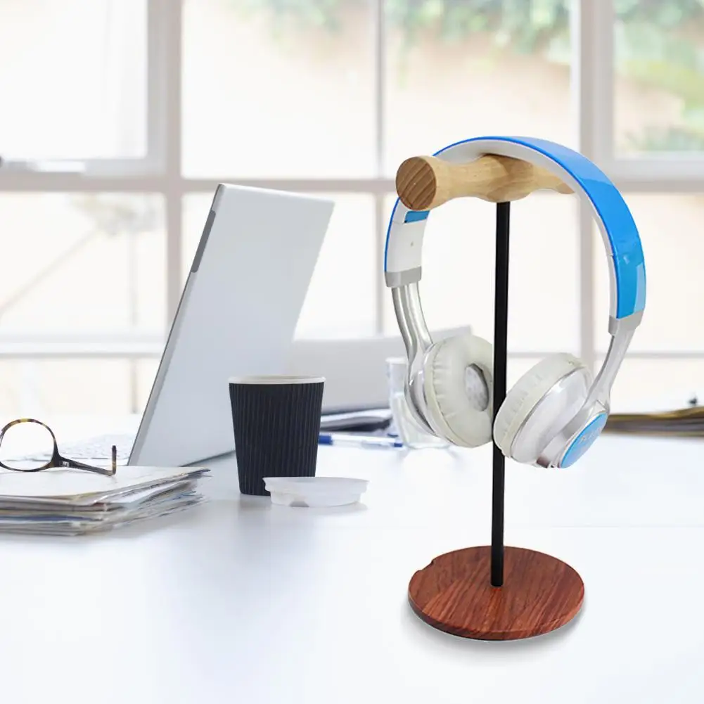 Инновационный твердый деревянный наушник с креплением на голову для наушников