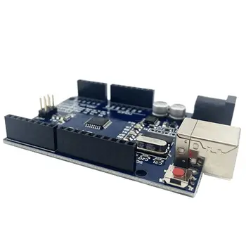 

Starter Kit for arduino Uno R3 - Bundle of 6 Items: Uno R3, Breadboard, Jumper Wires, USB Cable and 9V Battery Connector