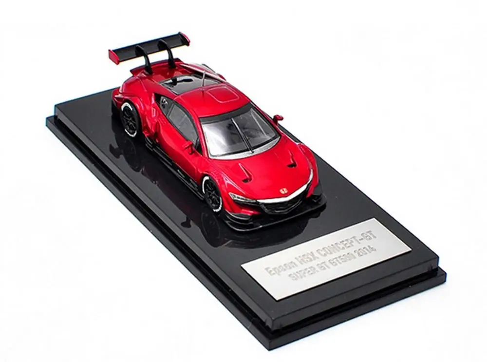 1/64 Honda NSX CONCEPT-GT GT500 гоночный автомобиль красный литой автомобиль Модель Коллекционная игрушка