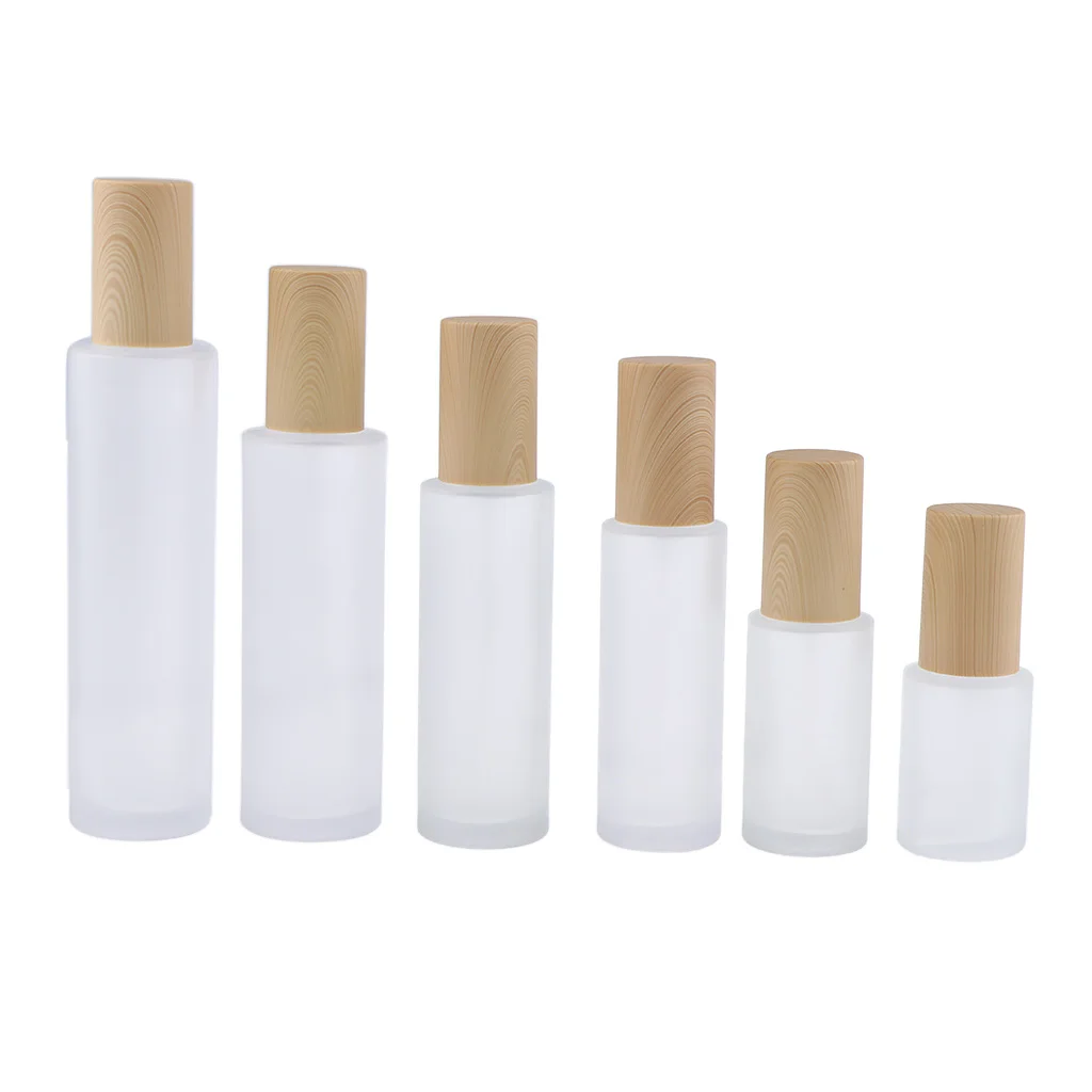 2 Pieces Empty Makeup Perfume Fine Mist Spray Glass Bottles Refillable Atomizer Pump Sprayer Container, 30/40/60/80/100/120ml