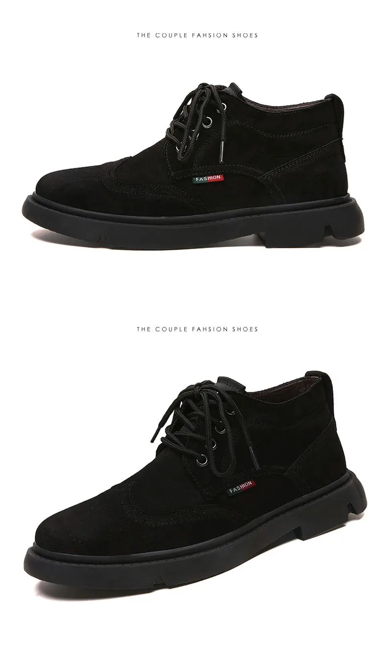 Men Winter Warm Snow Boots Lace Up Waterproof Shoes Men Casual Breathable Safety Work Boots Comfortable Rubber Ankle Shoes