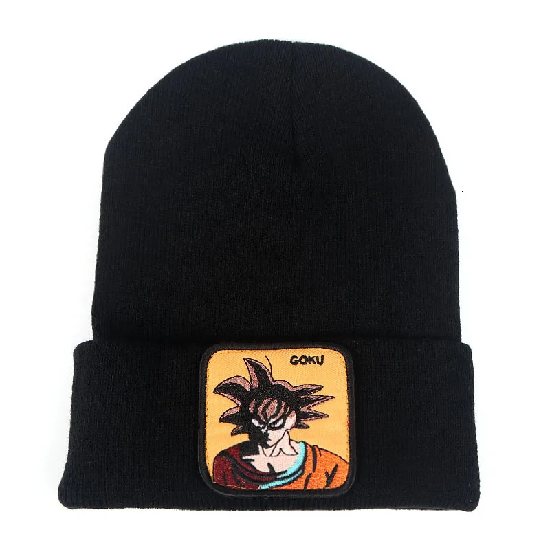 Dragon Ball Z MAJIN BUU Beanie, высококачественные хлопковые повседневные шапочки для мужчин и женщин, теплая вязаная зимняя шапка, модная однотонная шапка унисекс