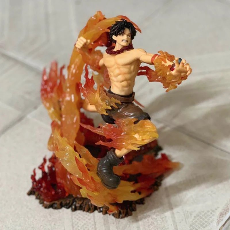 Amine one piece POP MAX Portgas D Ace ПВХ фигурка ACE Fire punch Battle ver. Модель игрушки