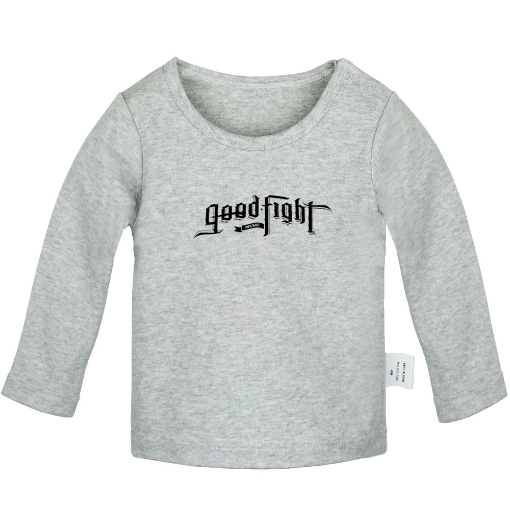 JcBabyYG2228C Be the good Fight Music Enjoy Your Life/футболки для новорожденных мальчиков и девочек футболки с длинными рукавами и графическим принтом для малышей - Цвет: JcBabyYG2228C