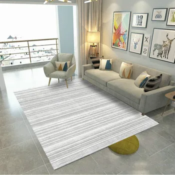 

3D Printed Carpet Nordic Modern Carpet Living Room Coffee Table Cushion Bedroom Sofa Carpet Washable Floor Mat Home Decoration