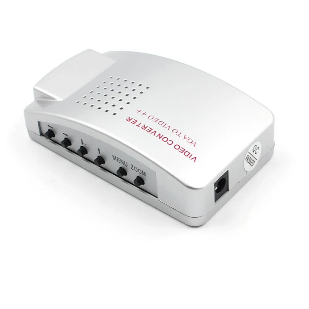 VGA к RCA переключатель коробка ПК ТВ AV монитор композитный видео конвертер адаптер
