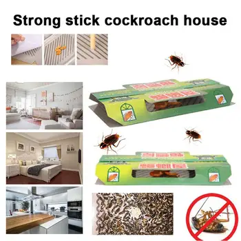

10PCS Paperboard Bait Cockroach Trap COCKROACH HOUSE Environmental Clean Cabinet Room Blackbeetle Trap Economic Pest Roach Glue