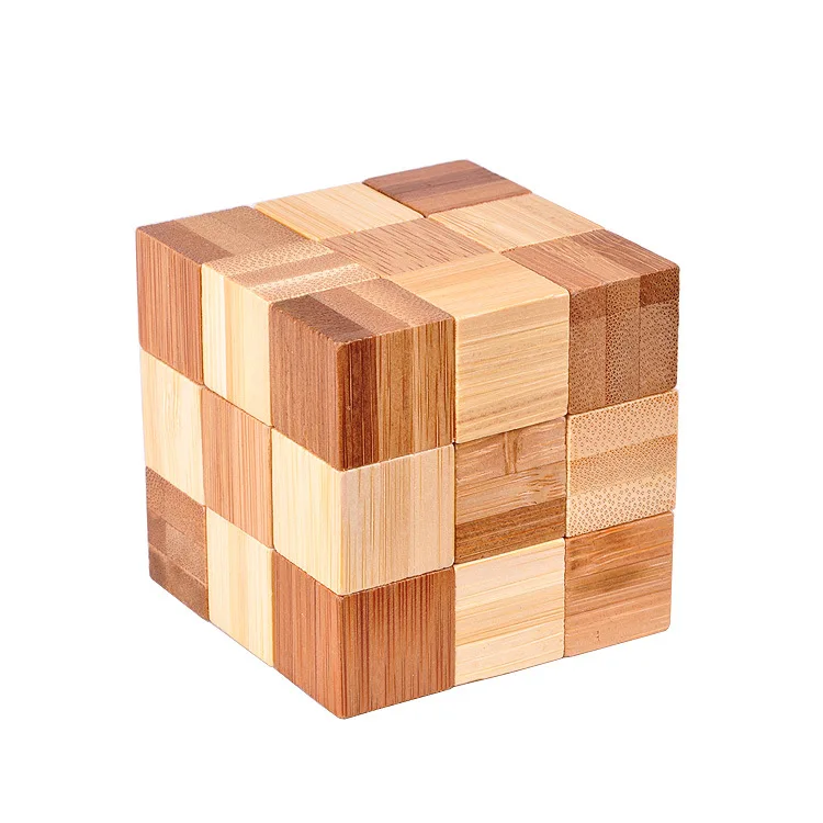 

Children's Wooden Toy Assembling Game Adult Wooden Educational Toy Kong Mingsuo Road Dome Bamboo DIY