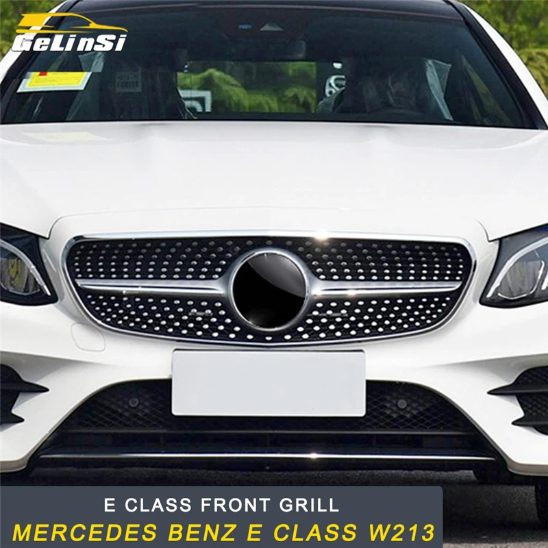 GELINSI для Mercedes Benz E Class W213- автомобильный передний капот решетка решетки в сборе рамка авто Замена наружные части