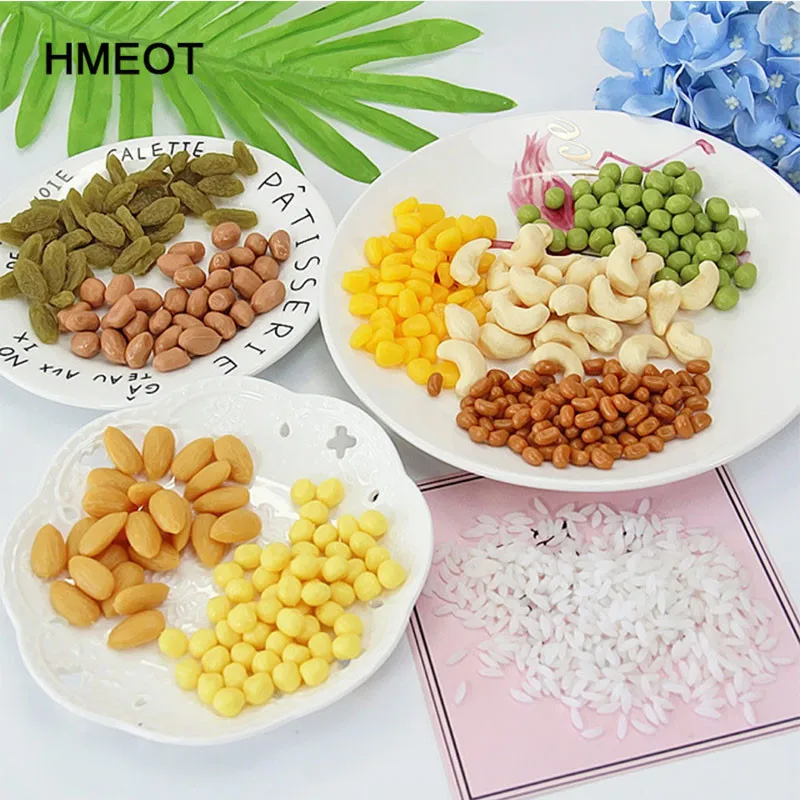 Искусственные мини-растения HMEOT 20 г имитация еды арахис кешью кукуруза соевый рис