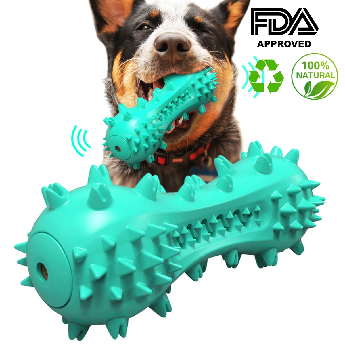 Vocal Dog Toy Grinding Rod Bone Dog Toothbrush Training Puzzle Dog Toy DT-013