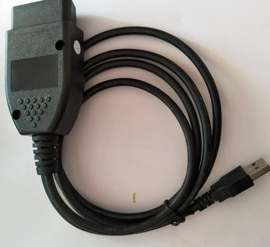 

5PCS Car black cable connect laptop OBD 16 till 2018 type1