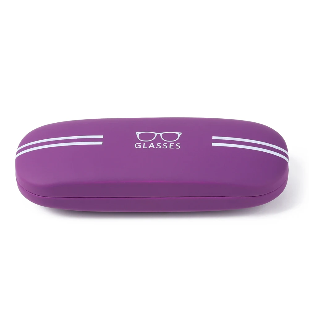 Style5-Purple Чехол для очков для мужчин, женщин и детей из искусственной кожи, модный жесткий защитный чехол для очков унисекс, Чехол для очков для чтения - Цвет: Style5-Purple