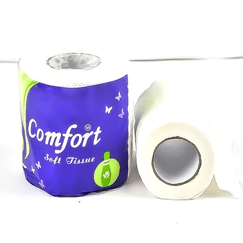 

1roll White Soft Toliet Paper 3ply Household Eco-Friendly Bath Tissue Paper 110g Home Toilet Tissue Home Clean Towel