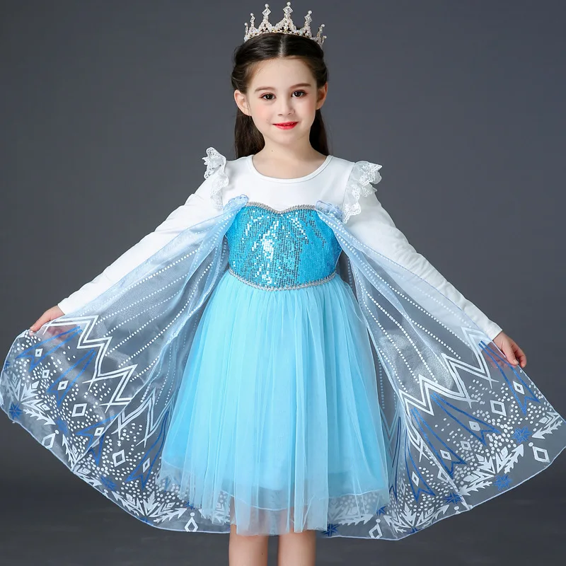 Kids Dresses for Girls Christmas Cosplay Dress Up Birthday Clothes Girl Baptism Fancy Party Outfit Princess Costume | Детская одежда и