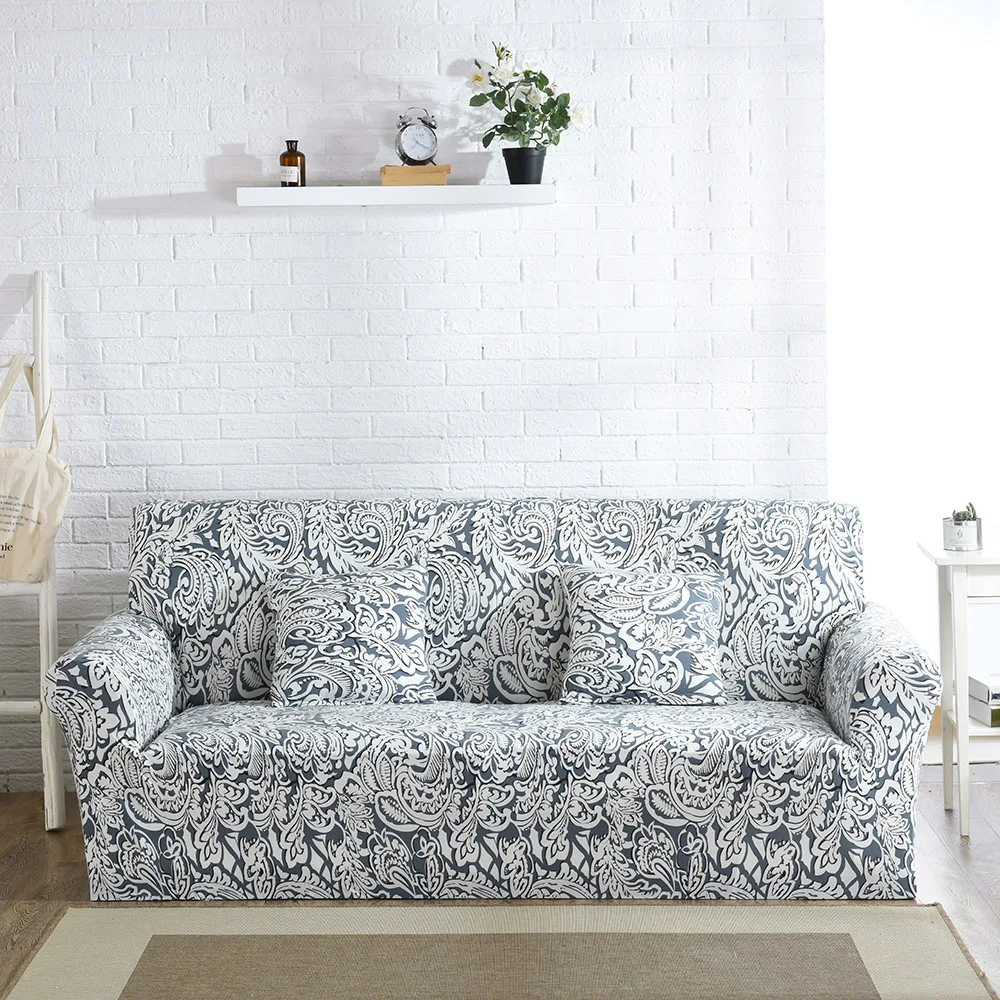 Эластичный чехол на диван растягивающиеся покрытия для мебели клетчатый диван покрытие комнаты диван L форма покрывало на кресло один/два/три/четыре места