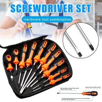 

6/7/8/9/10 Pcs/set Screwdrivers Phillips Slotted Screwdrivers Kit Magnetic Bits Multi-function Repair Hand Tools L9