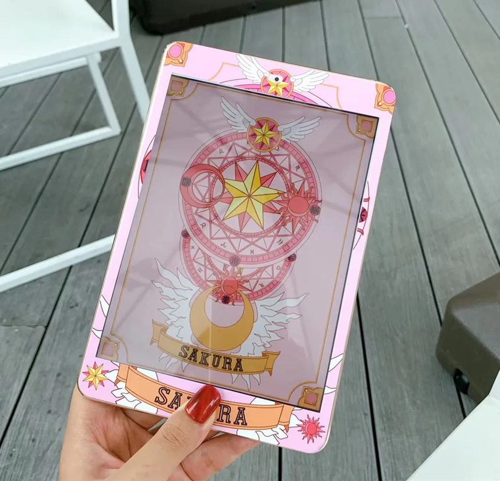 7,9 дюймов закаленное стекло для iPad Mini 4/Mini 5 Розовая пантера Cardcaptor Sakura Сейлор Мун фруктовый узор протектор экрана