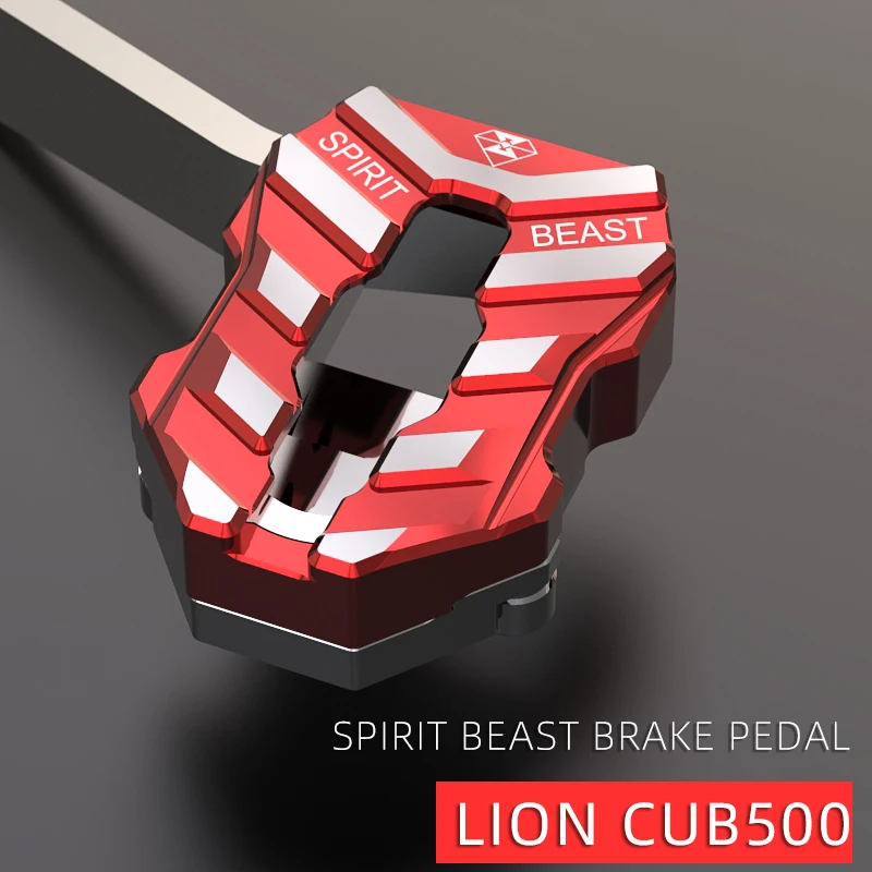 Spirit Beast мотоциклетные подножки задняя педаль для Honda Cub 500 Benelli Leoncino BJ500 Suzuki Yamaha Triumph аксессуары