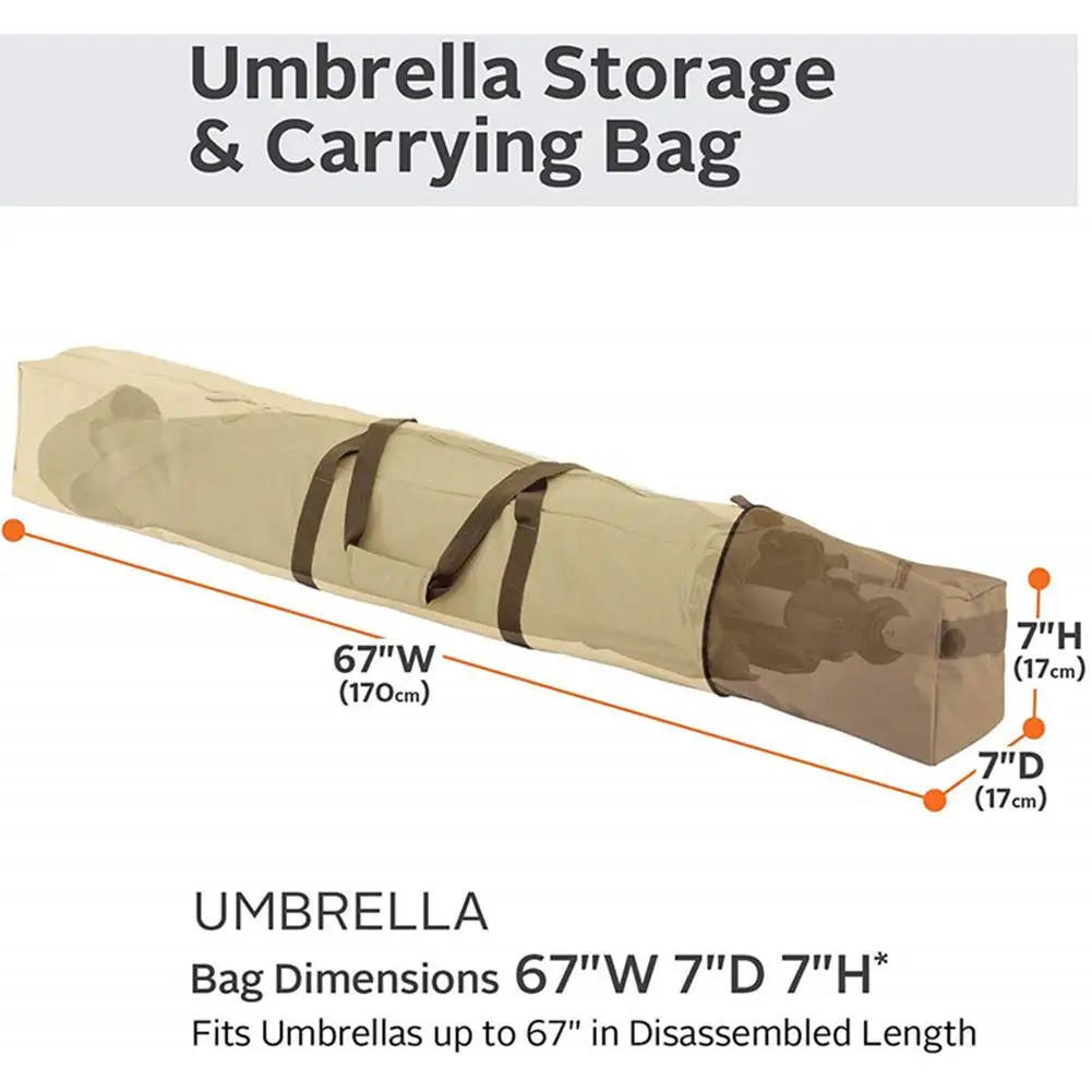 New Storage Pot Umbrella Storage Carrying Bag Waterproof Dust Proof Foldable Holder Bags For Long Handle Umbrellas