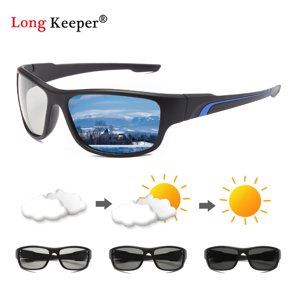 Солнцезащитные очки-Хамелеон для вождения Longkeeper фотохромные поляризационные