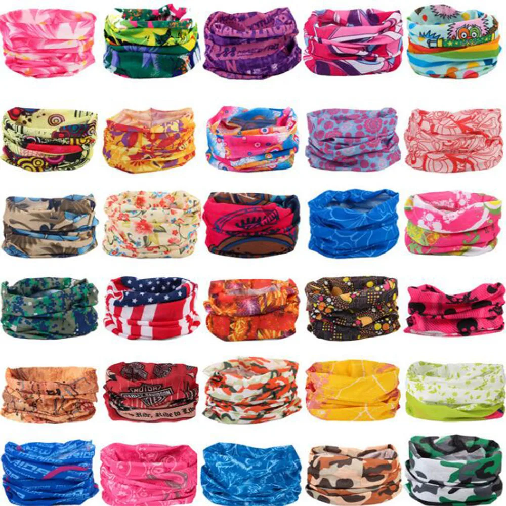 

Outdoor Sport Hiking Scarves 31 Styles Unisex Hiking Magic Scarf Seamless Bandana Riding Sweat Absorption Elasticity Sunscreen