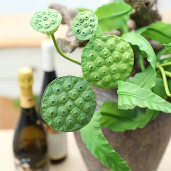 

Artificial plant lotus blossom false flower PU lotus blossom flower wedding false flower short rod bundle