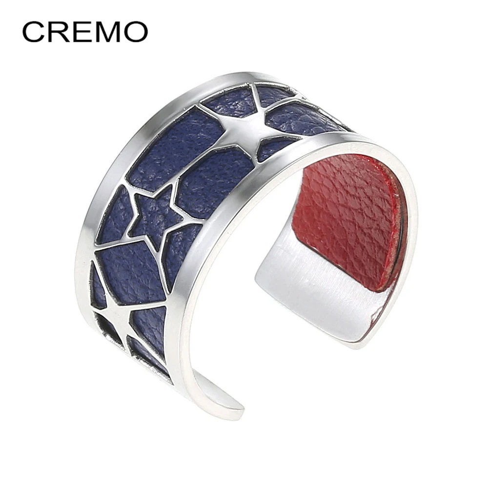 Регулируемое кольцо Cremo серебряные кольца со звездами для женщин украшение из