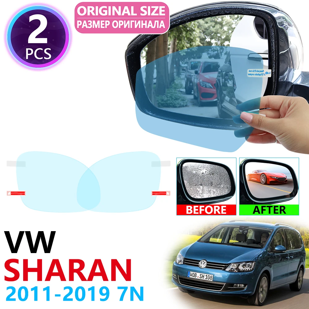 

for Volkswagen VW Sharan 7N 2011~2019 Full Cover Rearview Mirror Anti Fog Film Accessories 2012 2013 2014 2015 2016 2017 2018