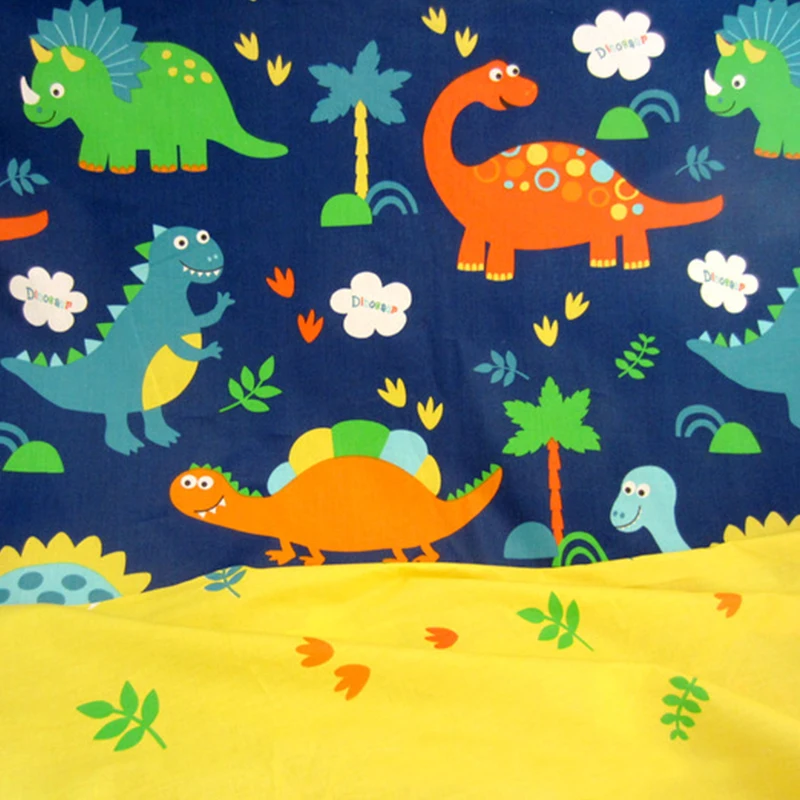 

Printed Cartoon Kids 100% Cotton Fabric Meter Patchwork Cloth DIY Sewing Quilting Fat Quarters Material For Baby&Child tissus