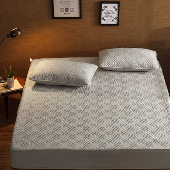 

Mattress Cover Bedspread Breathable Bed Protector Autumn Winter Bed Toper King Queen Twin Size Home Hotel Coverlet Bed Covers