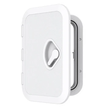 

270 x 375Mm Plastic Anti Aging Ultraviolet White Deck Marine Hatch Deck Access Hatch Boat Hatches Inspection Yacht Cover RV